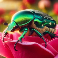 link naar blog: De rozenkever: vijand in de moestuin?